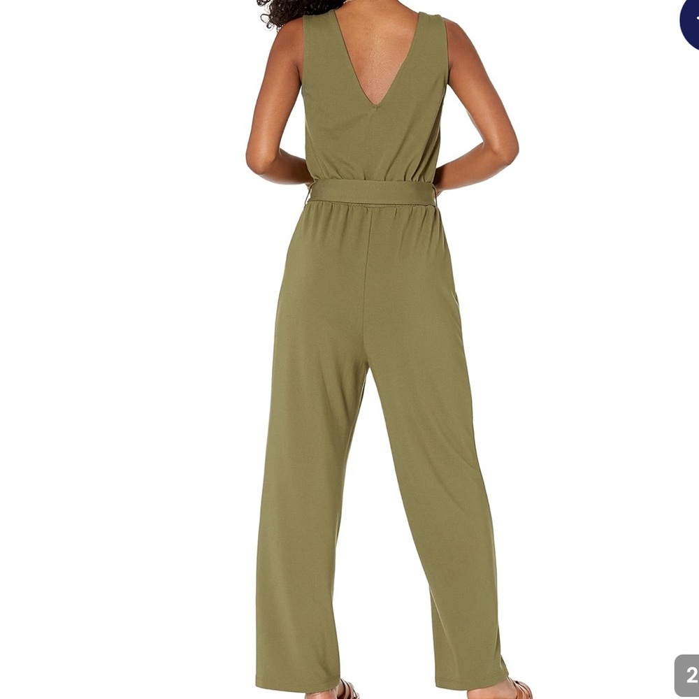 The Drop Women's @caralynmirand Sleeveless Wrap Jumpsuit - Picture 2 of 8